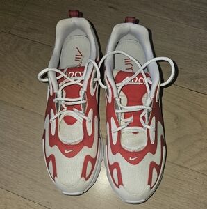 Men's Nike Red and White Athletic Shoes Size 11.